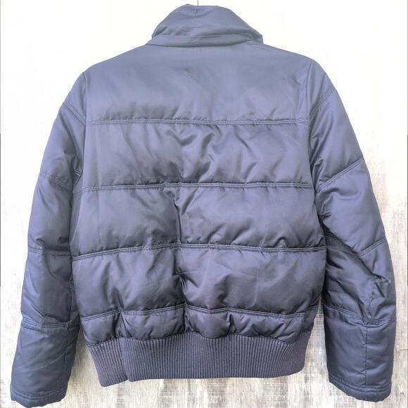 Brenntano Bomber Puffer Jacket Navy Women's Medium - Picture 7 of 9